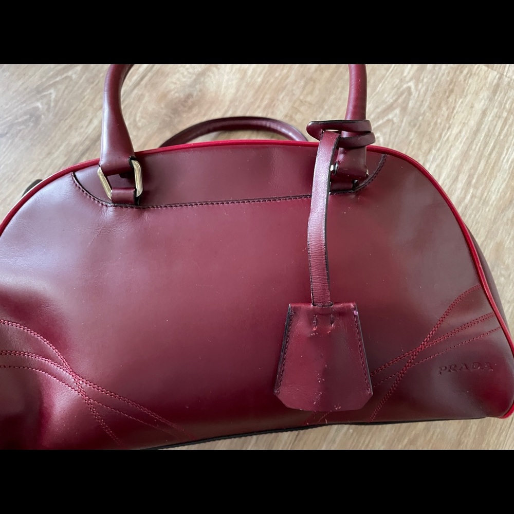 COPY - Prada leather bowling bag - Picture 5 of 16